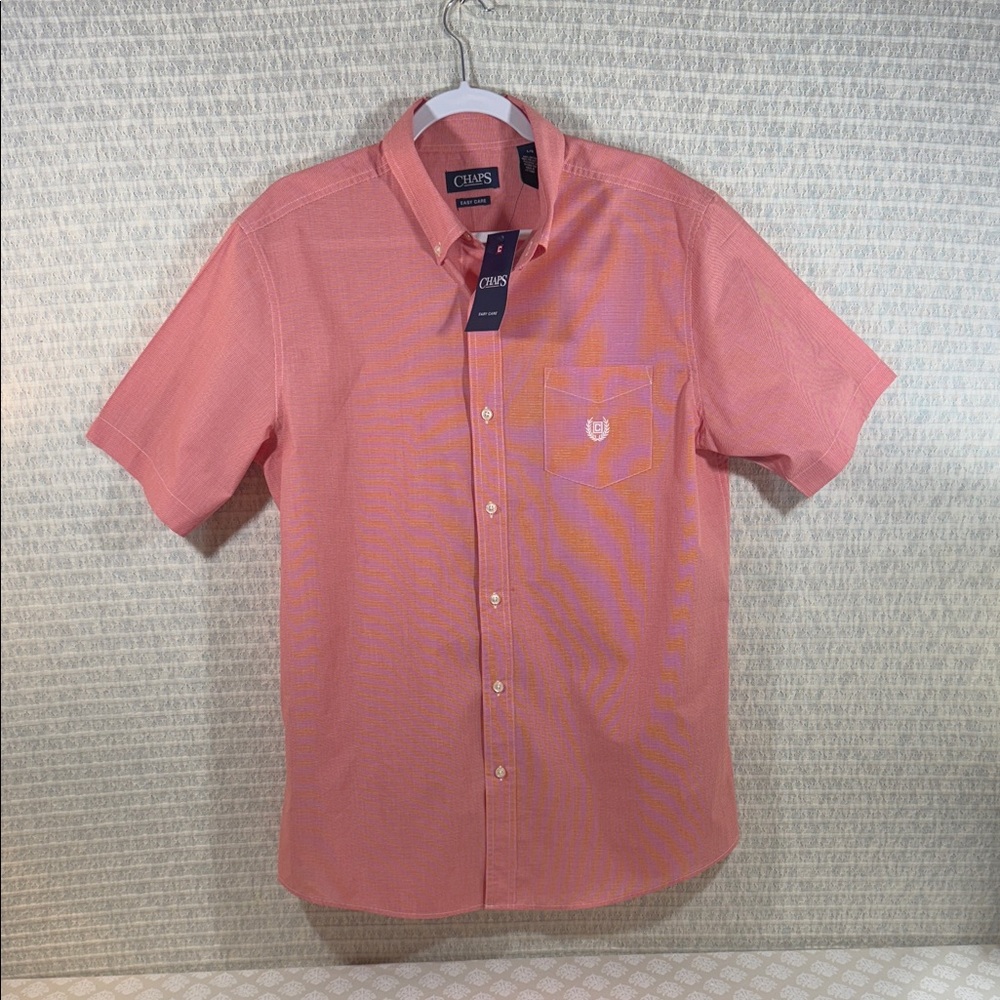 Chaps Men's Coral Button Down Shirt - NWT